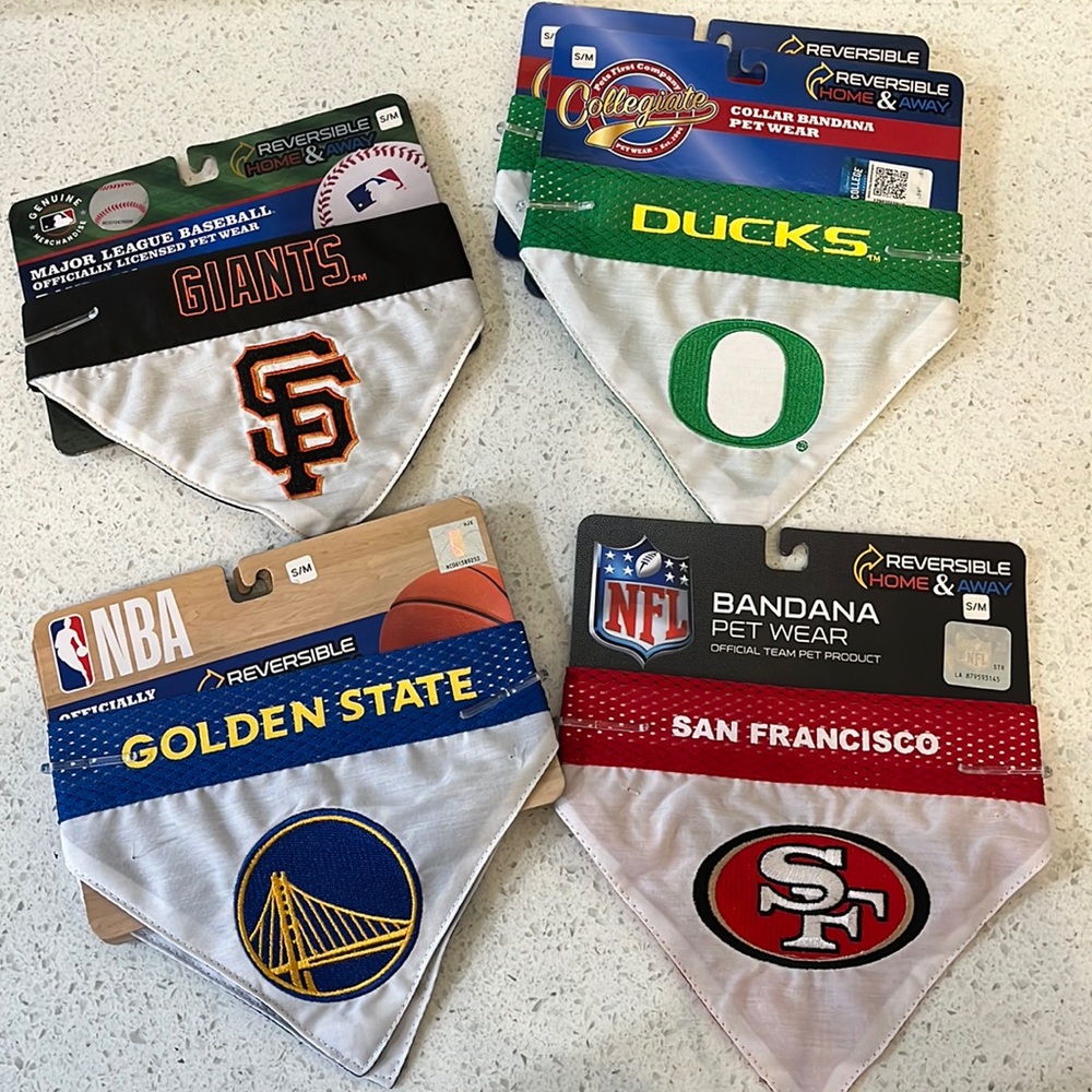 Pets First Reversible Bandana for Dogs